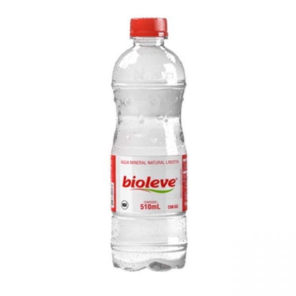 Água Bioleve 510ml - Com Gás